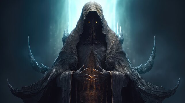 sztuka komputerowa przedstawiająca postać obcego, anunaki z innej planety. kosmita wśr&oacute;d nas.