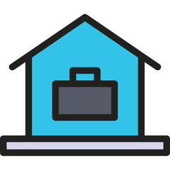 Work from home icon