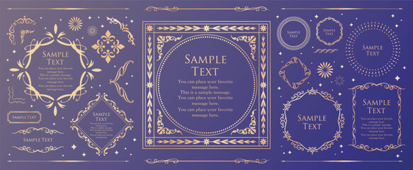 ロマンチックでゴージャスな大人かわいいアンティークフレーム