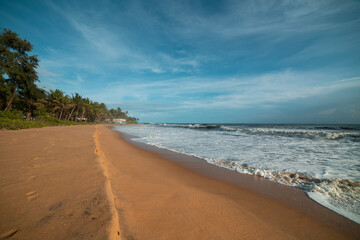 Beautiful beach scenery from Kerala