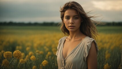 Cinematic photograph beauty and fashion, this image created using generative ai tool
