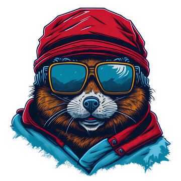 Panda Bear Hiphop Svg Cool Panda Clipart Hipster Panda 