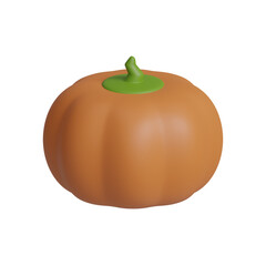 3d pumpkin autumn icon