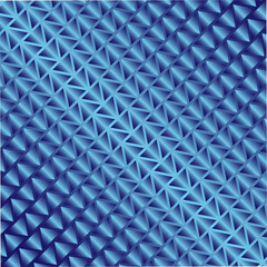 Fototapeta premium Vector abstract geometric illustration in the form of a pattern of triangles on a blue background