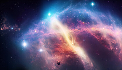 Beauty of the universe, space exploration, space