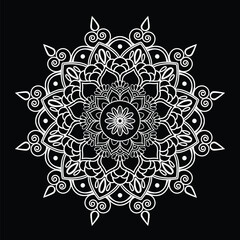  Coloring Book Mandala Design 