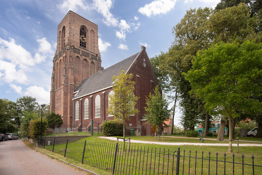 Church in the picturesque rural village of Ransdorp near Amsterdam.