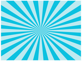 Blue Sunburst Background