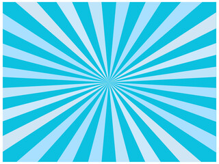 Blue Sunburst Background