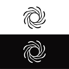 Fototapeta na wymiar Round circular banner frames, borders .Circle vector logo template design