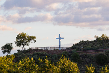 Fort Marcy Park and the Cross of the Martyrs Landscape Santa Fe New Mexico
