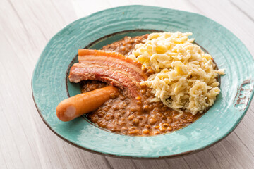 linsen linsengericht gemüse spätzle schwäbisch eintopf suppe 