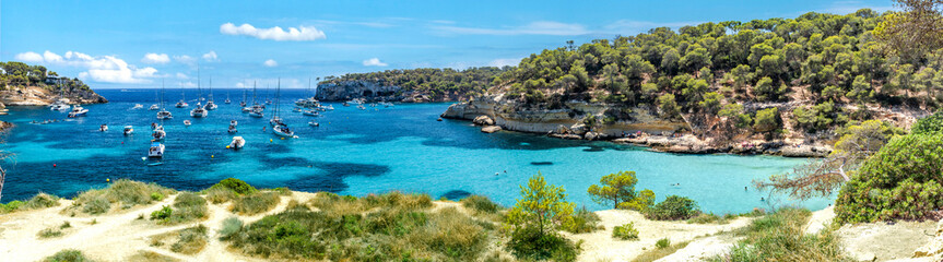 Coastal panorama of Portals Vells - Majorca - 9072