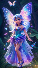 Fototapeta premium fairy with magic wand