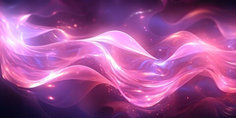 AI Generated. AI Generative. Abstract pink color wave flow design template background. Can be used like mock up or decoration