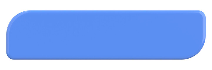 3D button. Empty button. 3D illustration.