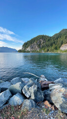 Porteau Cove Provincial Park in British Columbia, Canada - obrazy, fototapety, plakaty