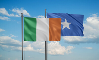 Somalia and Ireland flag