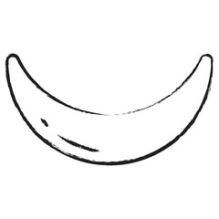 Hand drawn Crescent Geometry Shape icon © Icongeek26