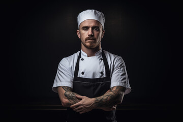 Naklejka premium Portrait of a chef