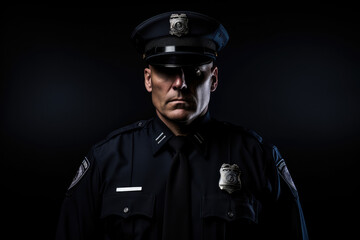 Portrait of a policeman