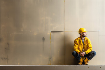 Portrait of a construction worker