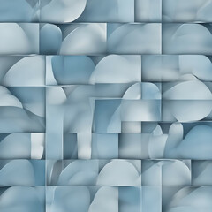 Abstract blue background. Generative AI.