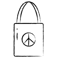 Hand drawn Bag icon