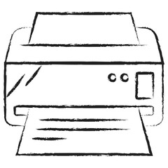 Hand drawn Printer icons