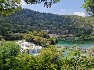 NP Krka, Croatia, waterfall, nature © Marta