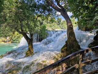 NP Krka, Croatia, waterfall