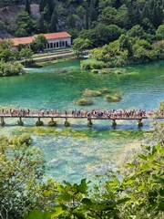 NP Krka, Croatia, lake, tourism