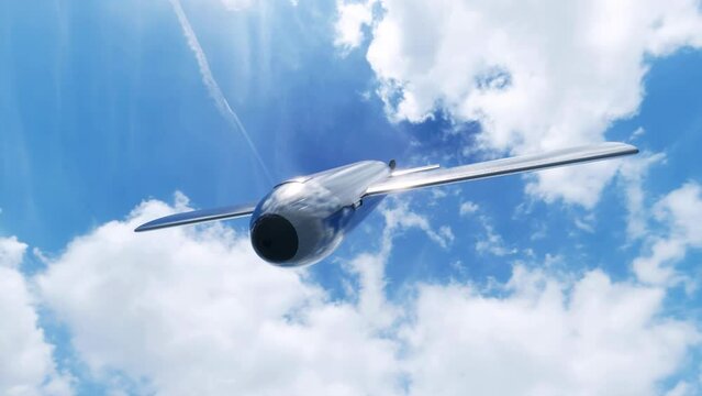 A smart military drone equipped with artificial intelligence, loiters high up while utilizing its surveillance camera to locate targets and deliver accurate strikes.