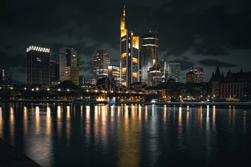 Frankfurt skyline at night © Timo