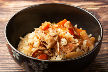 豚バラ五目ご飯