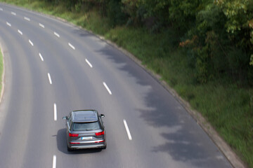 droga, autostrada, pojazdu, asfalt, samochód, prędkość, napęd, transport, ruch, ulica, © Piotr