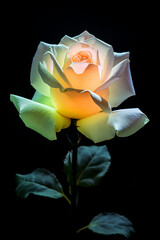 A white rose