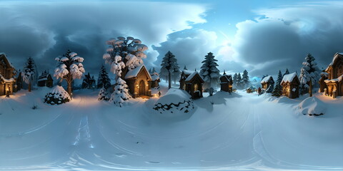 A Mesmerizing Snows cape, winter scene, awesome scenery 
