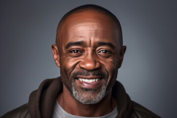 Fototapeta premium a man with a beard and a jacket smiling