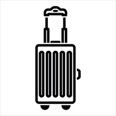 suit case icon vector design template