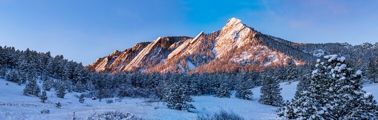 Boulder Flatirons, Boulder, Colorado, USA