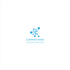 Technology logo template vector illustration