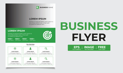 Unique Corporate Business Flyer Design Template
