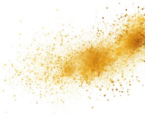 Gold glitter, confetti and powder.