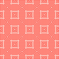 Checks wallpaper. Seamless geometric pattern. Squares background. Polygons ornament. Geometrical motif. Digital paper. Textile print. Web design. Vector art