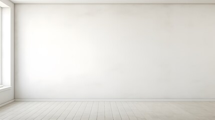 pièce vide avec une fenêtre, généré par IA