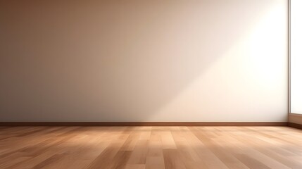 pièce vide avec une fenêtre, généré par IA