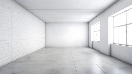 pi&egrave;ce vide avec 2 fen&ecirc;tres, g&eacute;n&eacute;r&eacute; par IA