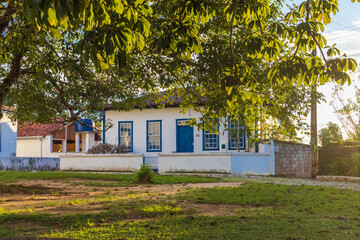 Fototapeta na wymiar Typical houses in the Glaura district
