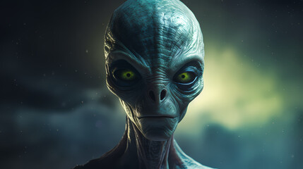 Alien Scary Portrait

